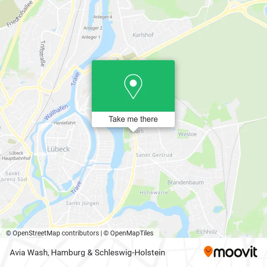 Карта Avia Wash