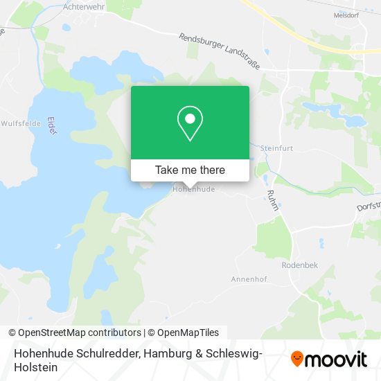 Hohenhude Schulredder map