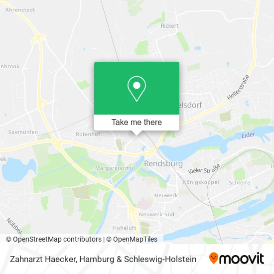 Карта Zahnarzt Haecker