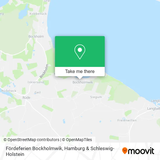 Карта Fördeferien Bockholmwik
