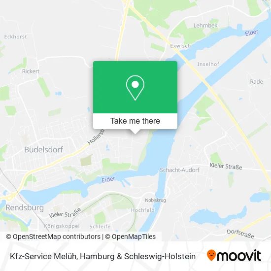 Карта Kfz-Service Melüh