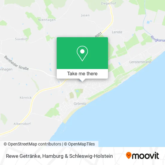 Карта Rewe Getränke