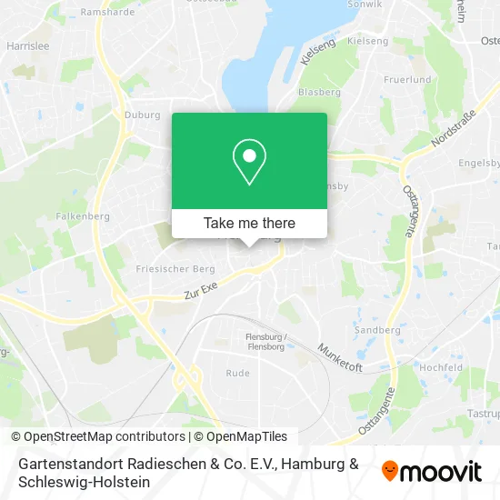 Карта Gartenstandort Radieschen & Co. E.V.