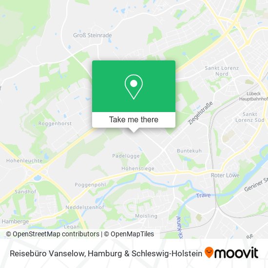Reisebüro Vanselow map