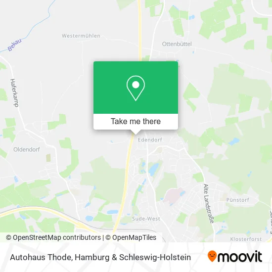 Карта Autohaus Thode