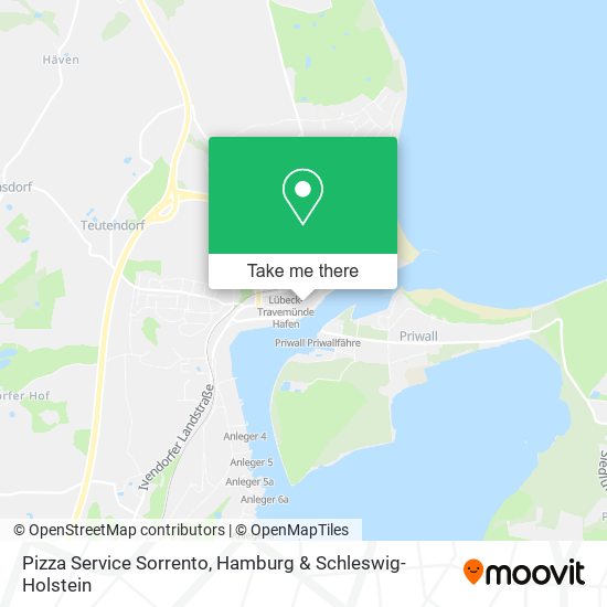 Pizza Service Sorrento map