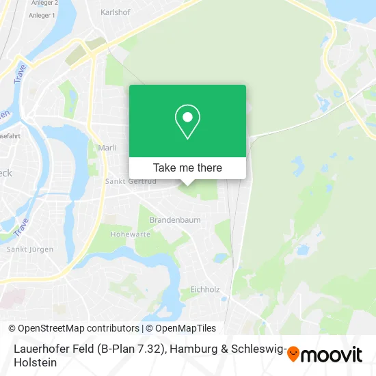 Карта Lauerhofer Feld (B-Plan 7.32)