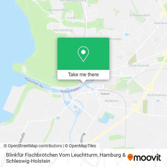 Карта Blinkfür Fischbrötchen Vom Leuchtturm