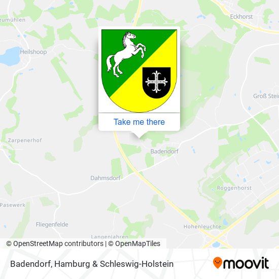 Badendorf map