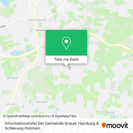 Informationstafel Der Gemeinde Grauel map