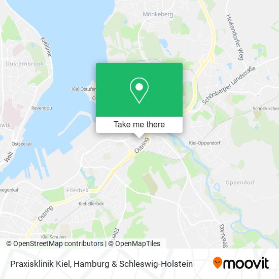 Praxisklinik Kiel map