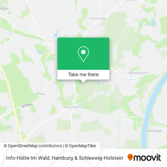 Карта Info-Hütte Im Wald