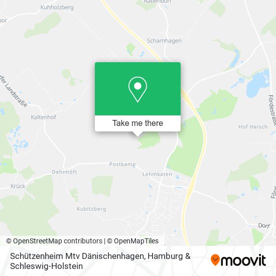 Schützenheim Mtv Dänischenhagen map