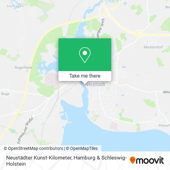 Карта Neustädter Kunst-Kilometer