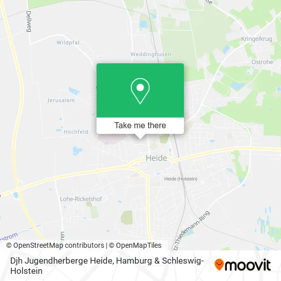 Карта Djh Jugendherberge Heide