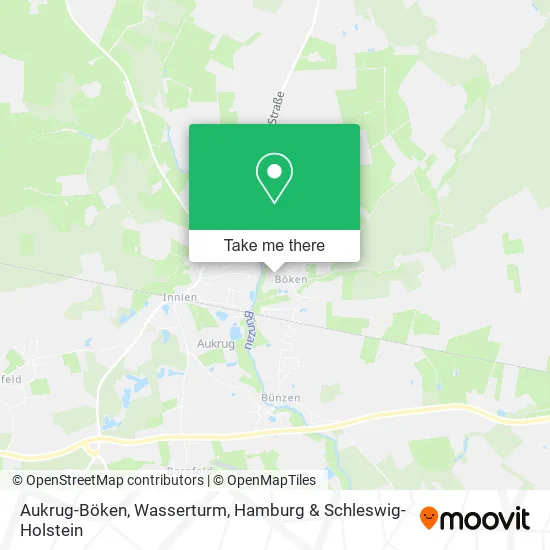 Карта Aukrug-Böken, Wasserturm