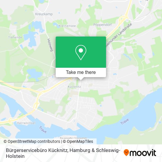 Карта Bürgerservicebüro Kücknitz