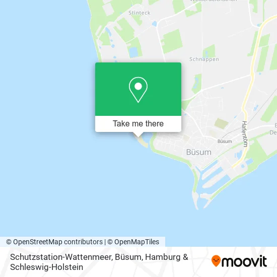 Карта Schutzstation-Wattenmeer, Büsum