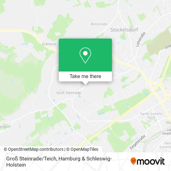 Карта Groß Steinrade/Teich