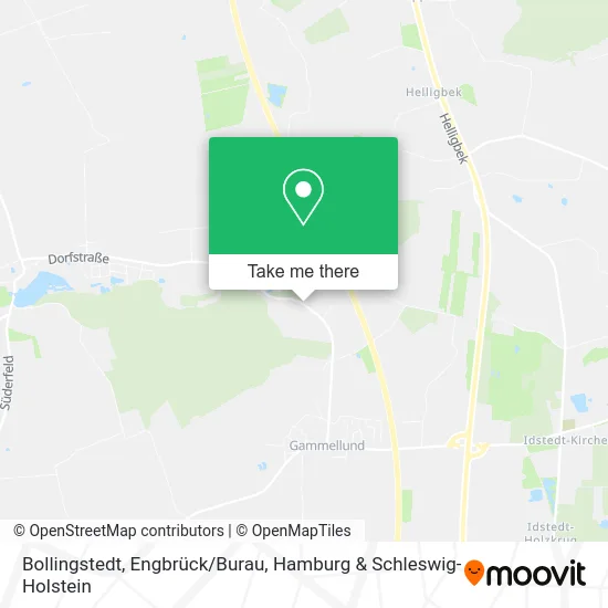 Карта Bollingstedt, Engbrück/Burau