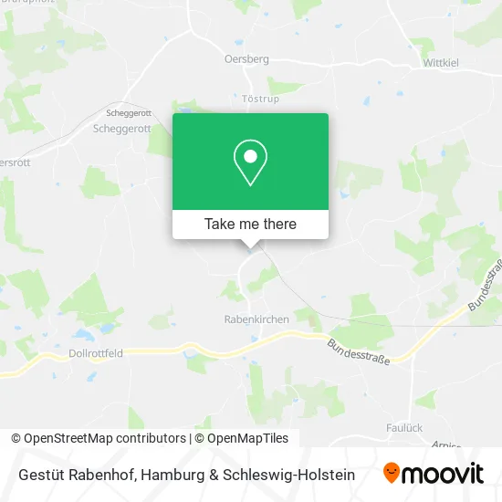 Gestüt Rabenhof map