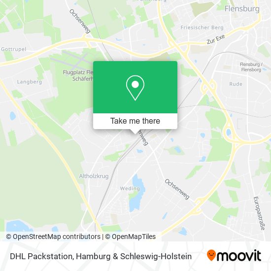 DHL Packstation map