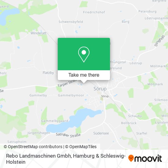 Rebo Landmaschinen Gmbh map