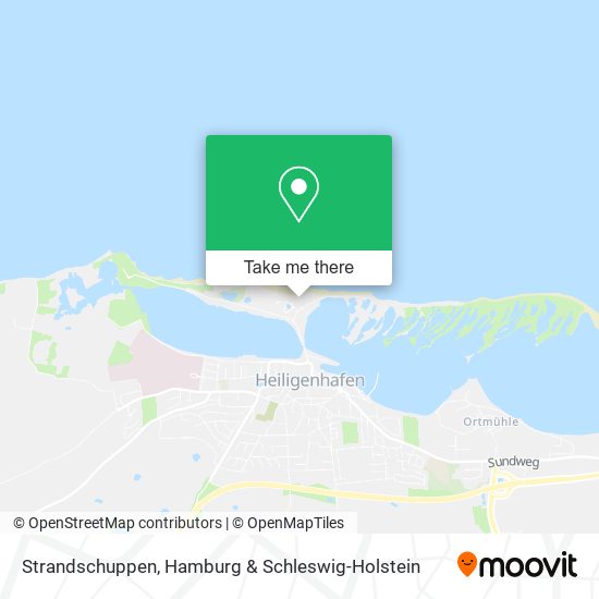 Strandschuppen map