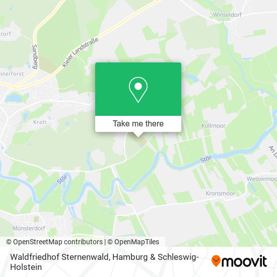 Waldfriedhof Sternenwald map