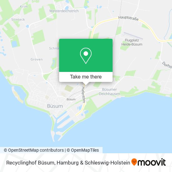 Recyclinghof Büsum map