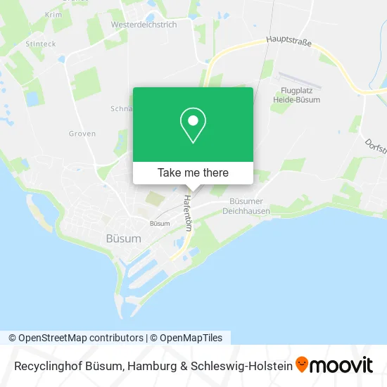Карта Recyclinghof Büsum