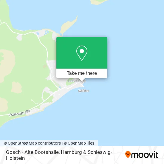 Карта Gosch - Alte Bootshalle