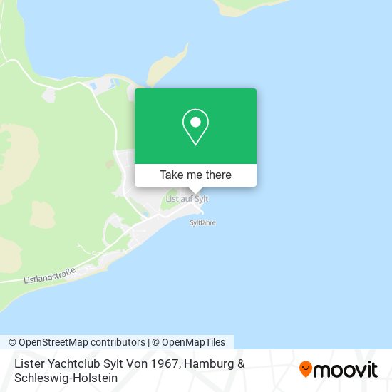 Lister Yachtclub Sylt Von 1967 map