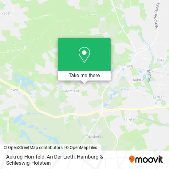 Карта Aukrug-Homfeld, An Der Lieth