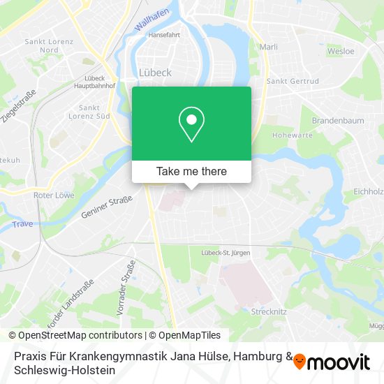 Praxis Für Krankengymnastik Jana Hülse map