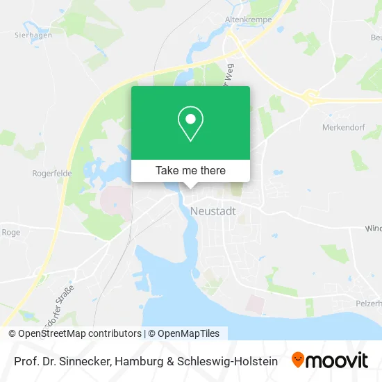 Prof. Dr. Sinnecker map