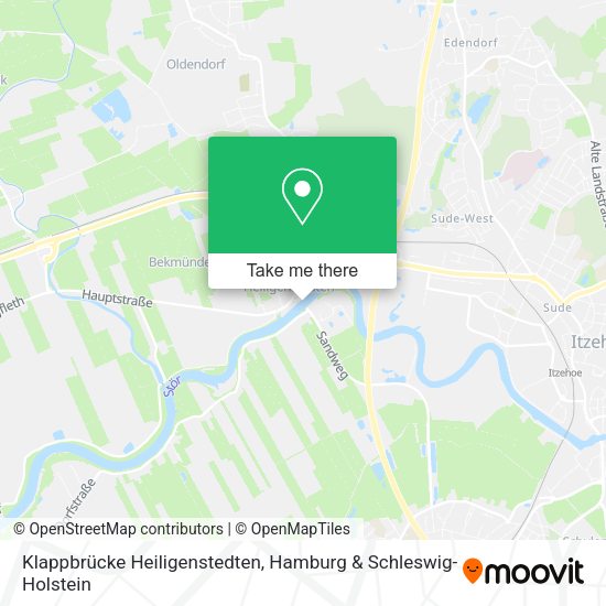 Klappbrücke Heiligenstedten map