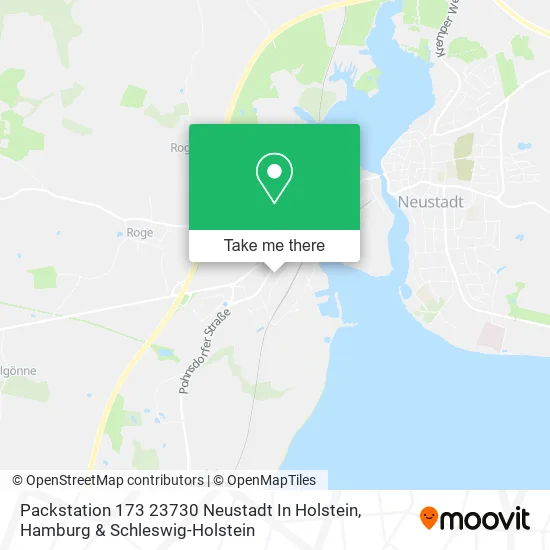 Карта Packstation 173 23730 Neustadt In Holstein