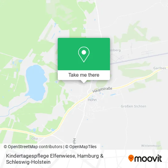 Карта Kindertagespflege Elfenwiese