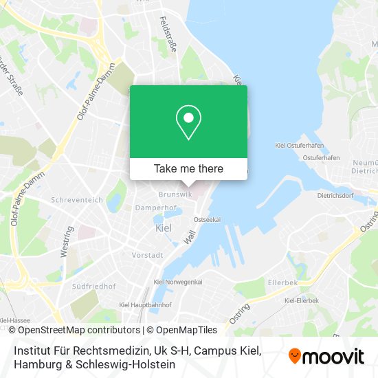 Institut Für Rechtsmedizin, Uk S-H, Campus Kiel map