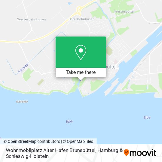 Карта Wohnmobilplatz Alter Hafen Brunsbüttel