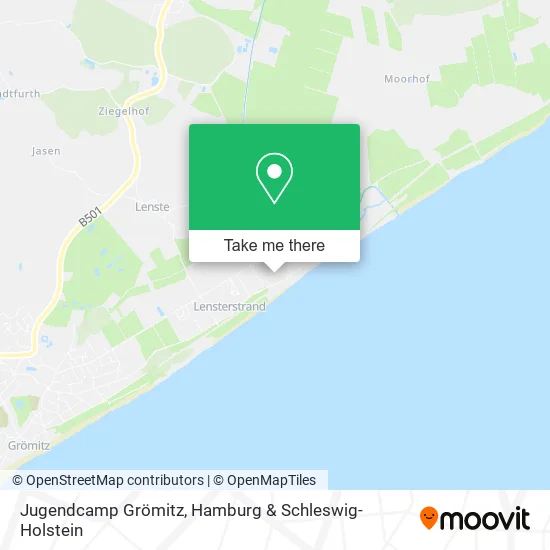 Карта Jugendcamp Grömitz