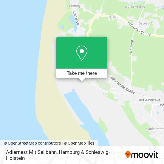 Карта Adlernest Mit Seilbahn