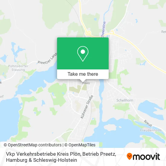 Vkp Verkehrsbetriebe Kreis Plön, Betrieb Preetz map