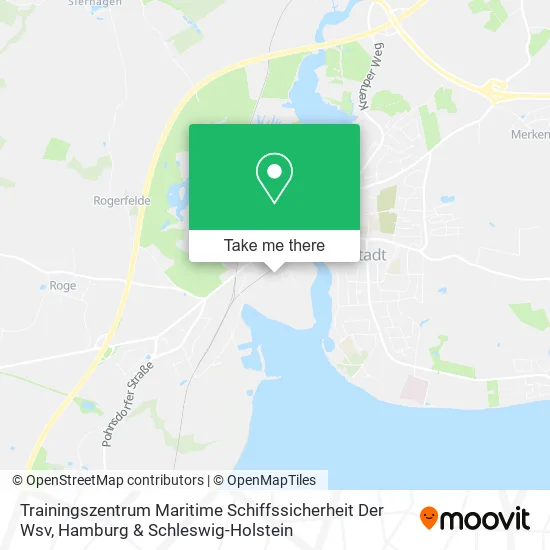 Карта Trainingszentrum Maritime Schiffssicherheit Der Wsv