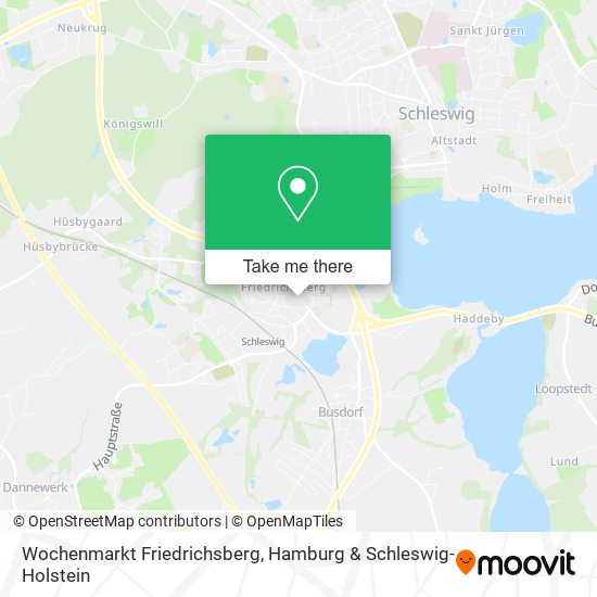Wochenmarkt Friedrichsberg map