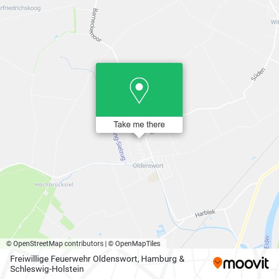 Карта Freiwillige Feuerwehr Oldenswort