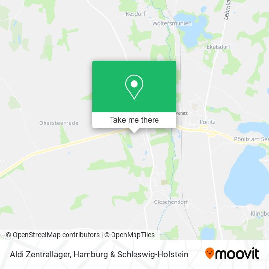 Aldi Zentrallager map