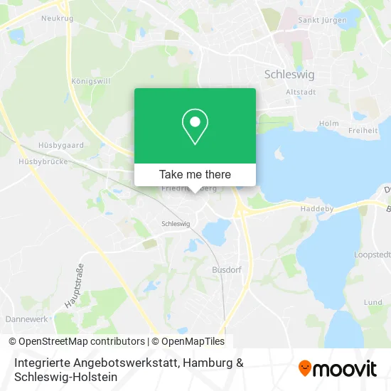 Карта Integrierte Angebotswerkstatt