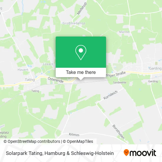Карта Solarpark Tating